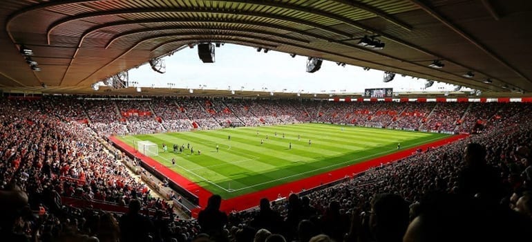 Southampton FC Stadium photo of pitch