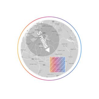 Catchment area for Geo-Targeting